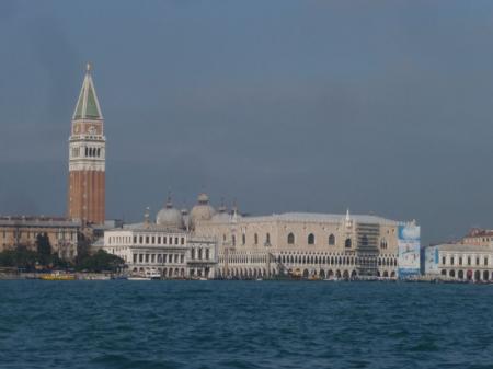 La place San Marco vue du vaporetto
